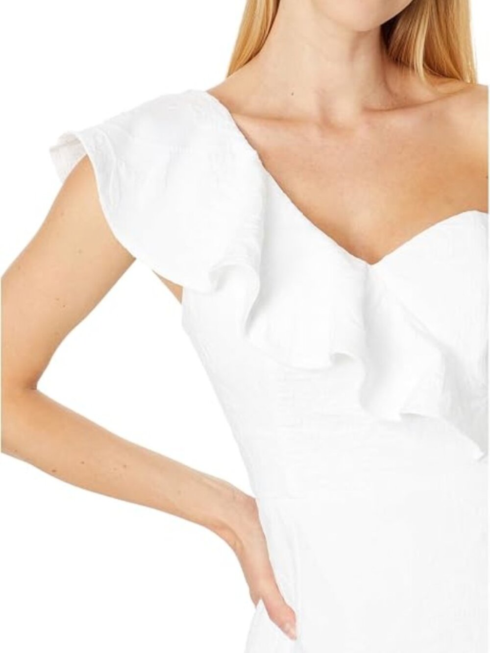 Liily Pulitzer- Arlana One-Shoulder Romper - Picture 3 of 7